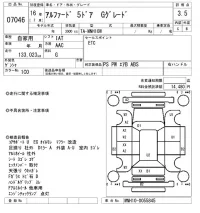 Toyota ALPHARD лот № 7046 оценка 3.5  с аукциона в Японии 6