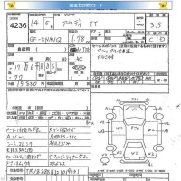 Audi TT лот № 4236 оценка 3.5  с аукциона в Японии 4