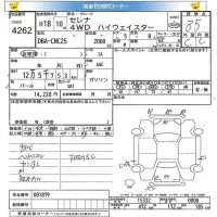 Nissan SERENA лот № 4262 оценка 3.5  с аукциона в Японии 5