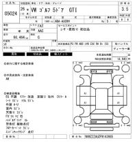 Volkswagen GOLF лот № 5024 оценка 3.5  с аукциона в Японии 6