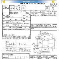 Mazda AXELA лот № 4336 оценка 3  с аукциона в Японии 5