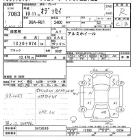 Honda ODYSSEY лот № 7083 оценка R  с аукциона в Японии 9