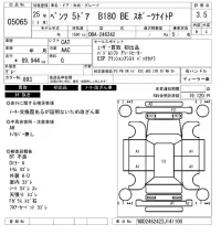 Mercedes-Benz B CLASS лот № 5065 оценка 3.5  с аукциона в Японии 6