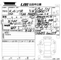 Suzuki SOLIO лот № 7513 оценка 4.5  с аукциона в Японии 5