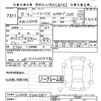 Toyota HILUX лот № 7311 оценка -  с аукциона в Японии 9