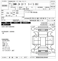 BMW Z4 лот № 5095 оценка 3.5  с аукциона в Японии 6