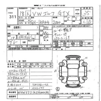 Volkswagen GOLF лот № 311 оценка 3.5  с аукциона в Японии 7