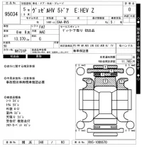 Honda VEZEL лот № 95034 оценка 0  с аукциона в Японии 8