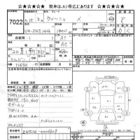 Toyota WISH лот № 7022 оценка R  с аукциона в Японии 8
