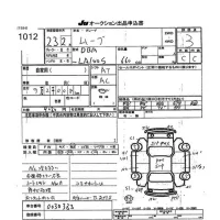 Daihatsu MOVE лот № 1012 оценка 3  с аукциона в Японии 7