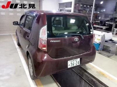 Toyota PASSO  с аукциона в Японии