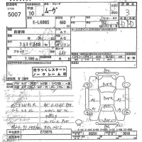 Daihatsu MOVE лот № 5007 оценка 3  с аукциона в Японии 8