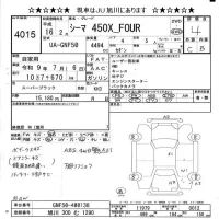 Nissan CIMA лот № 4015 оценка 4  с аукциона в Японии 11