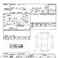 Suzuki EVERY лот № 3063 оценка -  с аукциона в Японии 5