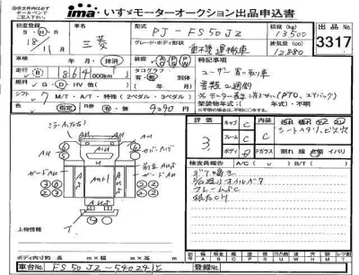 Mitsubishi FUSO TRUCK  с аукциона в Японии