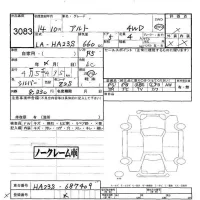 Suzuki ALTO лот № 3083 оценка -  с аукциона в Японии 5