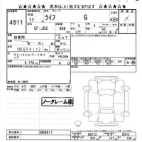Honda LIFE лот № 4511 оценка -  с аукциона в Японии 3