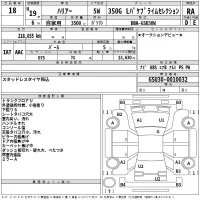 Toyota HARRIER лот № 18 оценка RA  с аукциона в Японии 2
