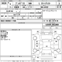 Subaru PLEO PLUS лот № 3020 оценка 3  с аукциона в Японии 2