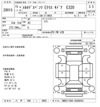 Mercedes-Benz E CLASS лот № 20015 оценка 3.5  с аукциона в Японии 4