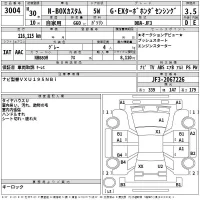Honda N BOX лот № 3004 оценка 3.5  с аукциона в Японии 2