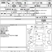 Suzuki SPACIA лот № 3080 оценка RA  с аукциона в Японии 2