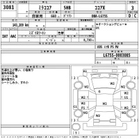 Daihatsu MIRA лот № 3081 оценка 3  с аукциона в Японии 2