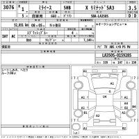 Daihatsu MIRA E S лот № 3076 оценка 3.5  с аукциона в Японии 2