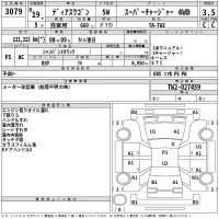 Subaru GOLF ALLTRACK лот № 3079 оценка 3.5  с аукциона в Японии 2