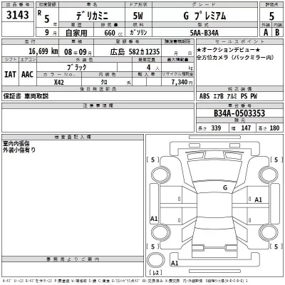 Mitsubishi DELICA MINI  с аукциона в Японии