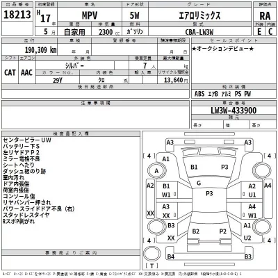 Mazda MPV  с аукциона в Японии