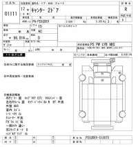 Mitsubishi CANTER лот № 1111 оценка R  с аукциона в Японии 10