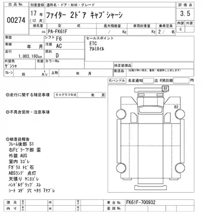 Mitsubishi FUSO FIGHTER  с аукциона в Японии