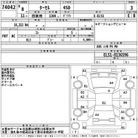 Toyota TERCEL лот № 74042 оценка 3  с аукциона в Японии 2