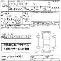 Mazda VERISA лот № 1005 оценка   с аукциона в Японии 2