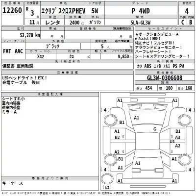 Mitsubishi ECLIPSE CROSS  с аукциона в Японии