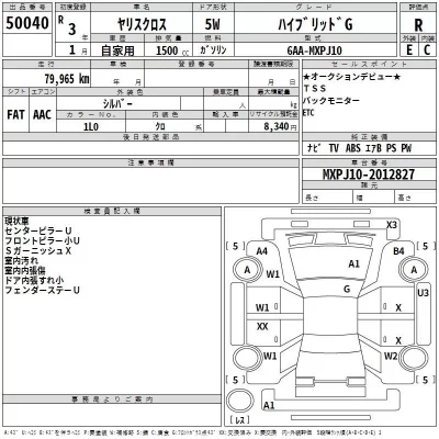 Toyota YARIS CROSS  с аукциона в Японии
