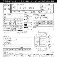 Honda STREAM лот № 70199 оценка 3.5  с аукциона в Японии 7