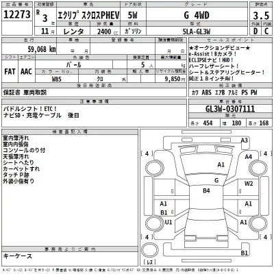 Mitsubishi ECLIPSE CROSS  с аукциона в Японии