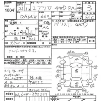 Suzuki EVERY лот № 1004 оценка 3  с аукциона в Японии 3