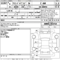 Toyota ALPHARD лот № 12287 оценка 3.5  с аукциона в Японии 2