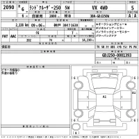 Toyota LAND CRUISER лот № 2090 оценка 5  с аукциона в Японии 2