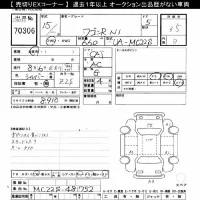 Suzuki WAGON R лот № 70306 оценка 3.5  с аукциона в Японии 5