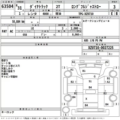 Toyota DYNA  с аукциона в Японии
