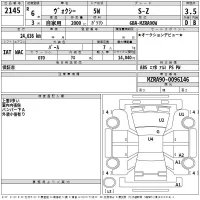 Toyota VOXY лот № 2145 оценка 3.5  с аукциона в Японии 2