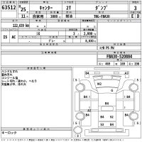 Mitsubishi CANTER лот № 63512 оценка 3  с аукциона в Японии 2