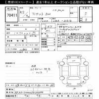Fiat 500 лот № 70411 оценка R  с аукциона в Японии 7