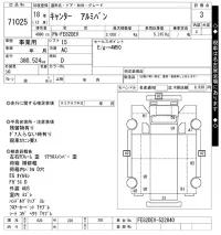 Mitsubishi CANTER лот № 71025 оценка 3  с аукциона в Японии 8