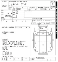 Mitsubishi CANTER лот № 71031 оценка R  с аукциона в Японии 9