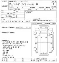 Isuzu FORWARD лот № 3332 оценка R  с аукциона в Японии 10